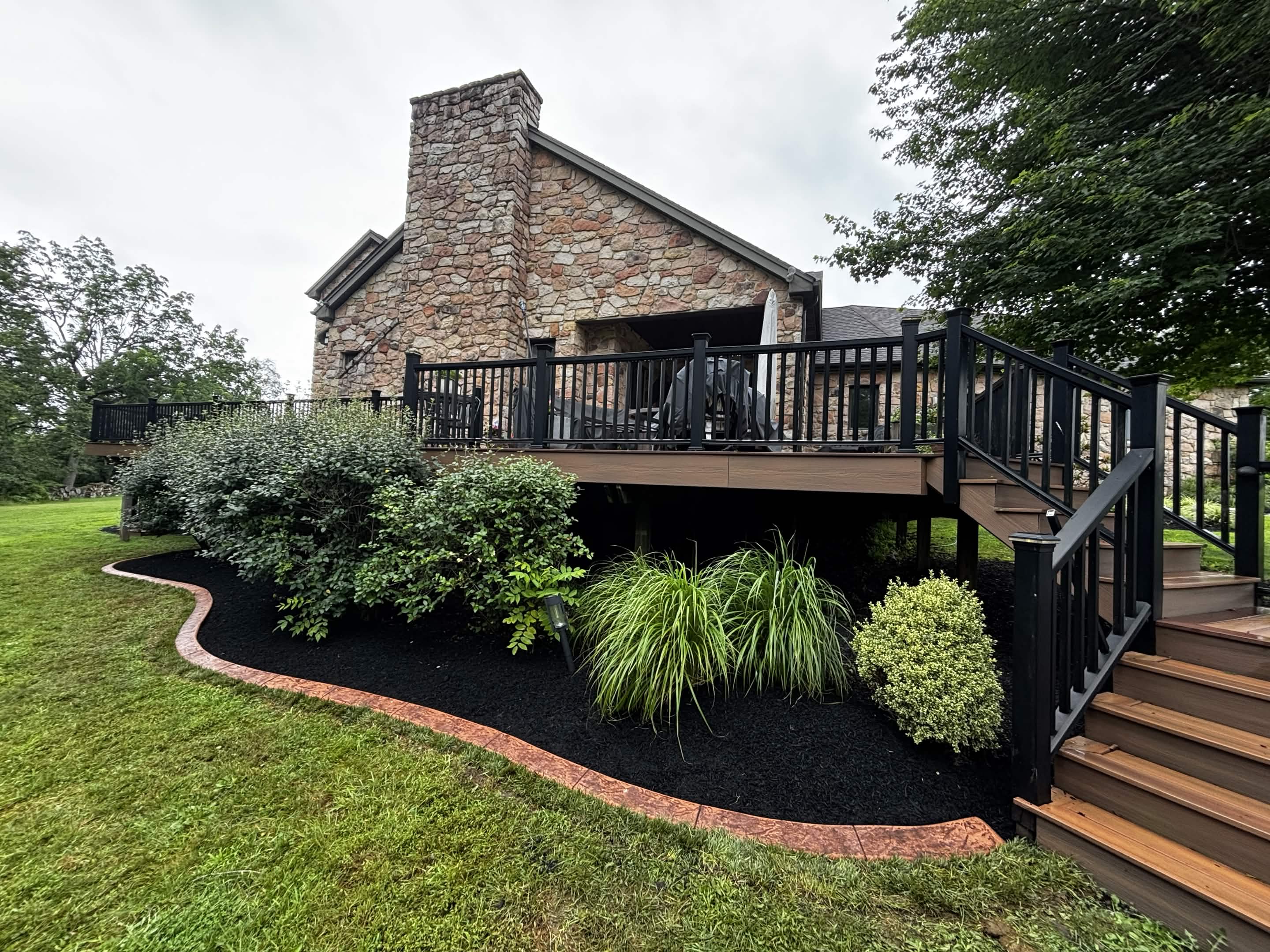 Decorative curbing project