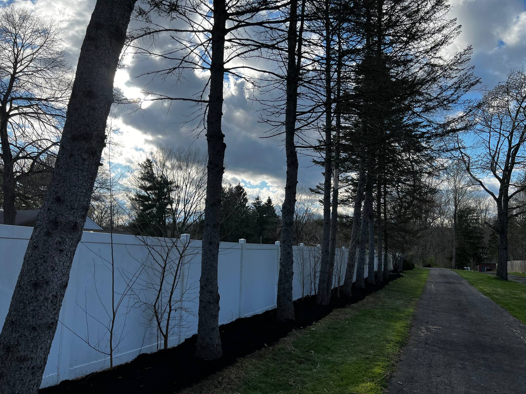 Fresh mulch installation for a Perkasie homeowner