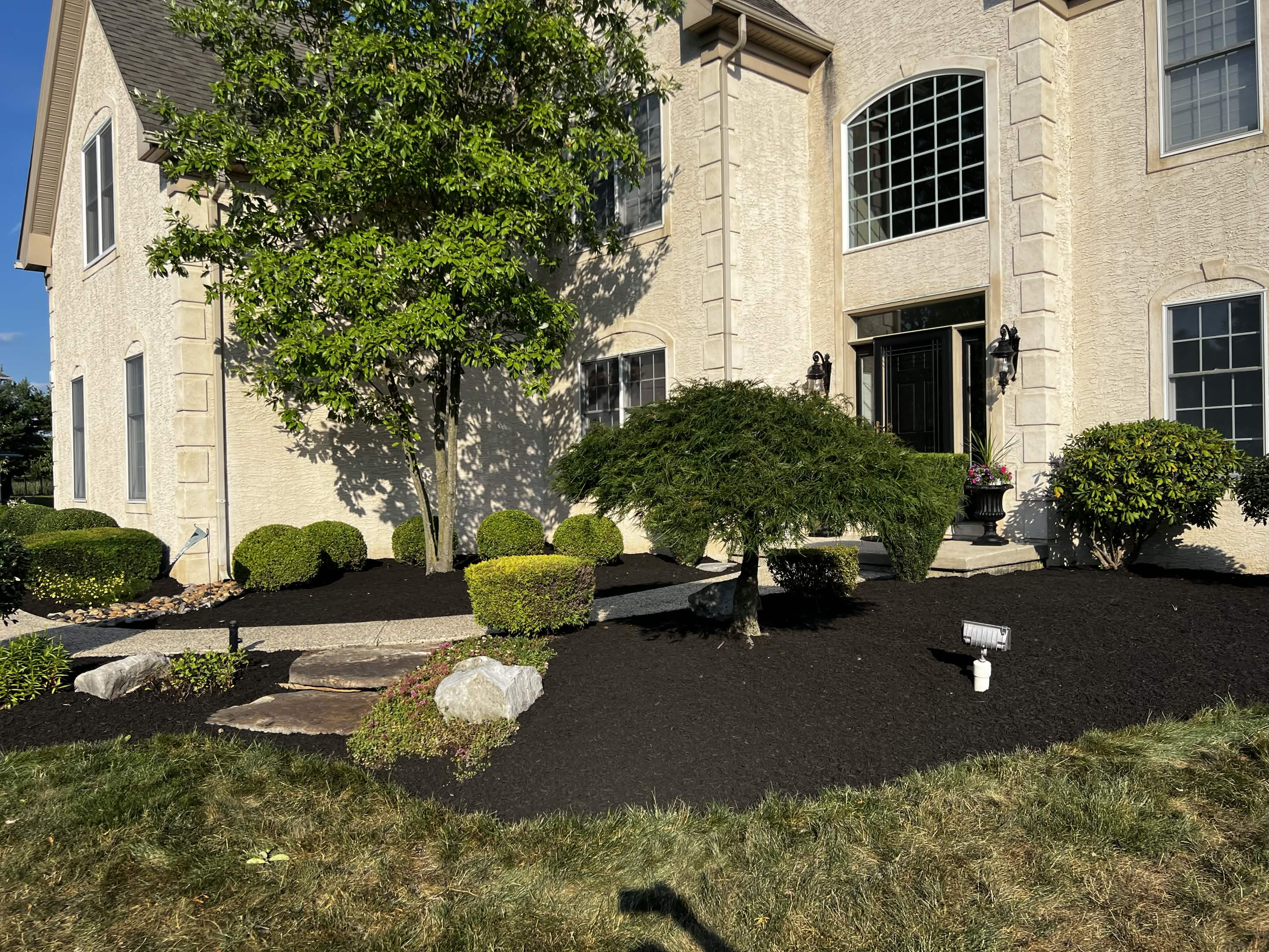 Shrub trimming in Bucks County